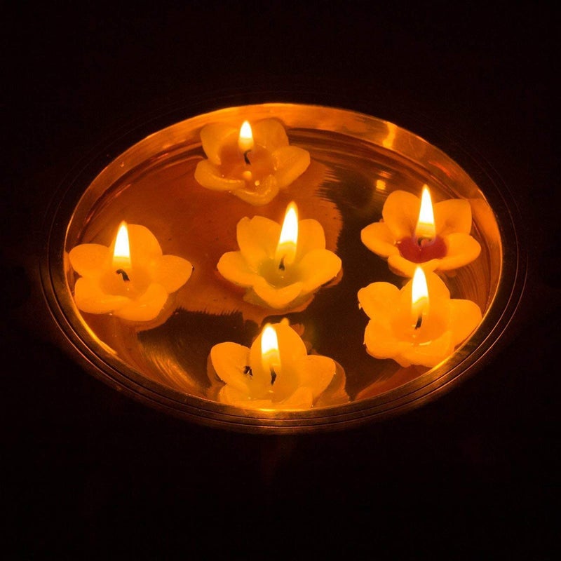 ROLIMOLI ROLIMOLI Pure Brass Plain Urli Decorative Bowl Diameter (8inch) Handcrafted Bowl for Floating Flowers and Tea Light Candles Home,Office and Table Decor Special for Diwali Gift - Image 3