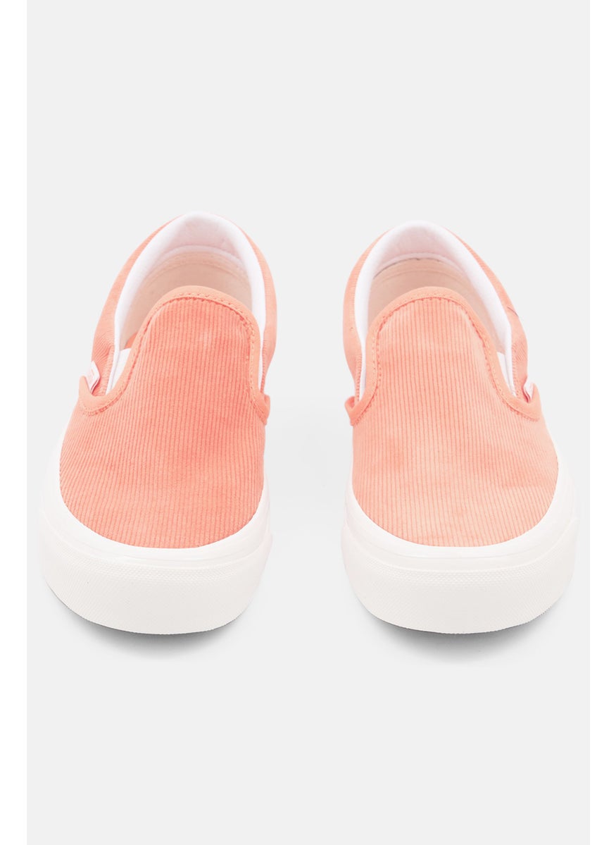VANS Women Classic Corduroy Slip-On 9 Shoes, Orange  - Image 3