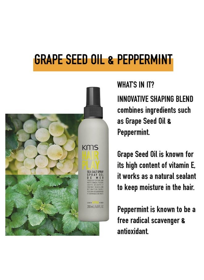 kms KMS HAIRPLAY Sea Salt Spray, 6.7 oz  - Image 4