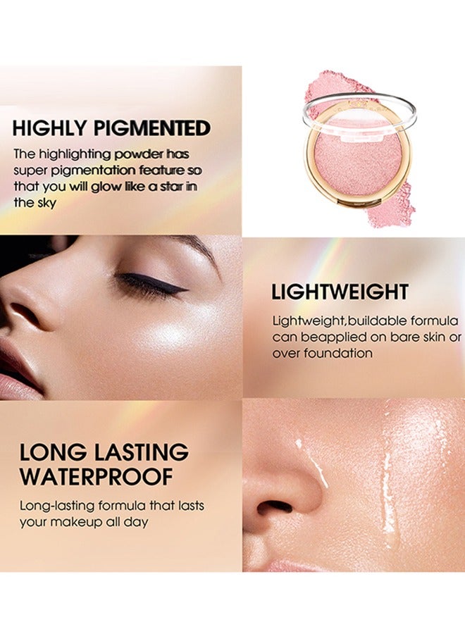 YOUNG VISION Highlighter Makeup Powder , Made With High-Quality Ingredients, Gentlely On The Skin and Provide Long-Lasting Wear, Suitable Under Makeup With Long Lasting Shine Finish - Image 3