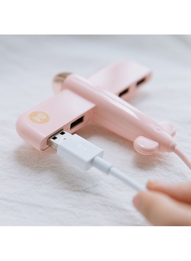 NIBEMINENT Aircraft Design USB Hub Pink  - Image 2