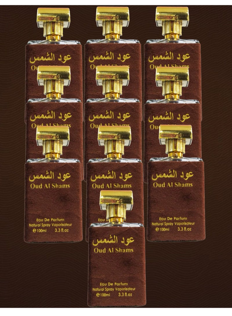 Oud Al Shams 10 Pieces Oud Al Shams Perfume 100 Ml EDP - Image 1