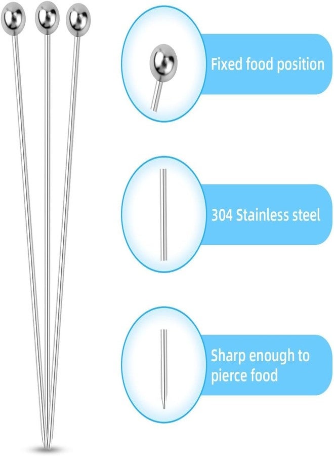 xinxingin 12 PCS Stirrer for Drinks, Cocktail Stirrers for Drinks, Stirrer Stick and Fruit Fork Set, Bar Accessories for Home Bartenders and Party Hosts, 4in Length Cocktail Stirrer - Image 3