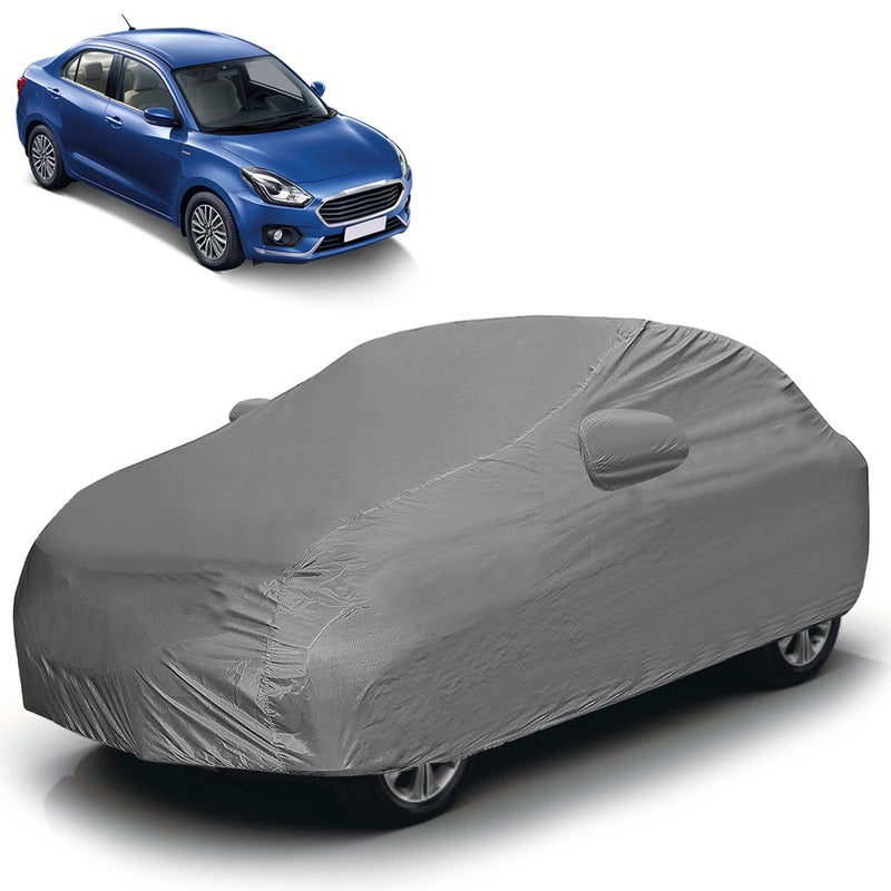 AutoGuys Car Cover Waterproof PM-I for Maruti Suzuki Swift Dzire [Year 2017 Onwards] Swift Dzire Car Cover Dust & UV Protection Swift Dzire Car Body Cover with Mirror Pocket Soft Cotton Lining - Image 5