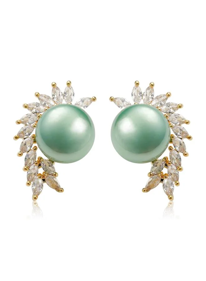 Take Two  Faux Pearl Stud Earrings for Women | Best Price UAE