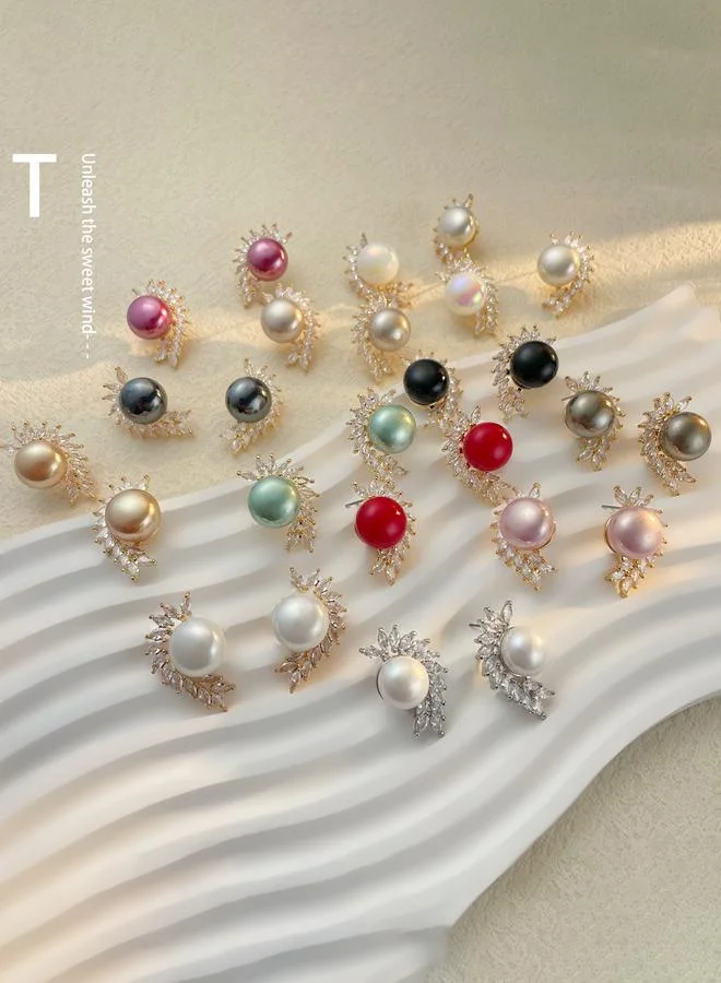 Take Two  Faux Pearl Stud Earrings for Women | Best Price UAE