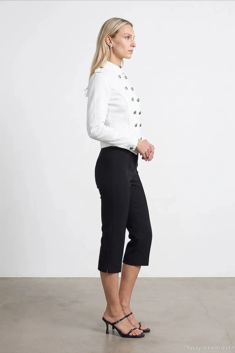 Dilvin White DILVIN Cotton Jacket for Women | Best Price UAE