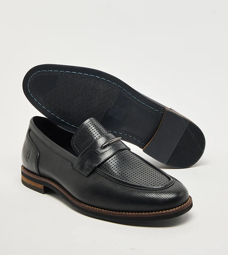 Hush Puppies  Hush Puppies Men's Black Moccasins/Loafer for Men | Best Price UAE