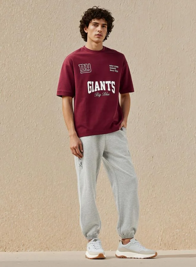 SP Characters Men Relaxed Fit Joggers with Drawstring Closure