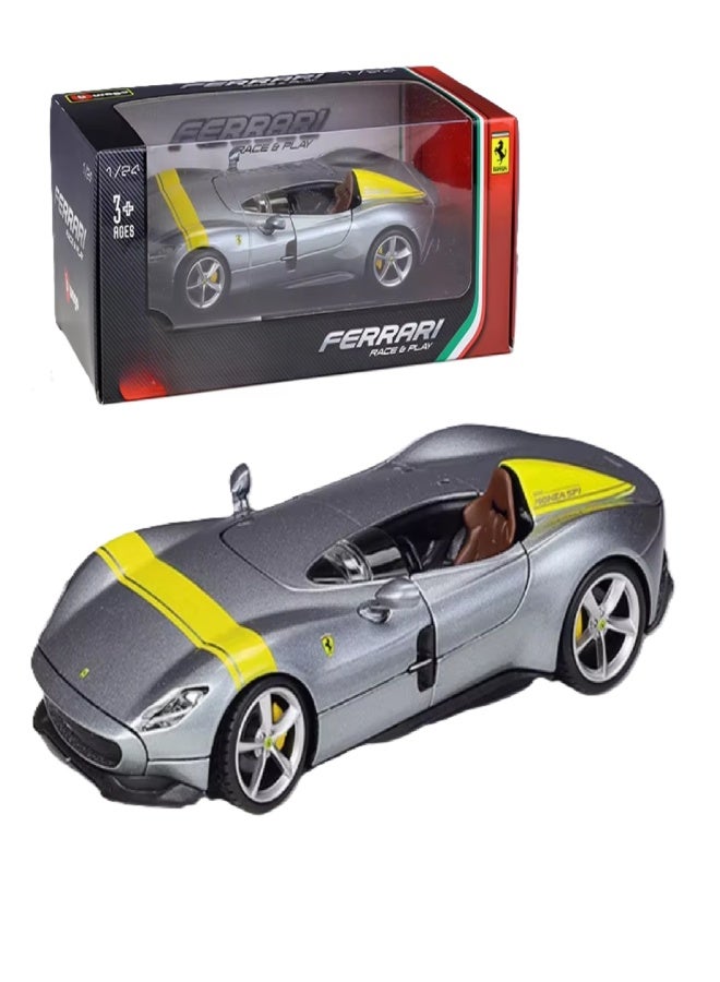 1:24 Ferrari SP1 alloy car model ornament - Image 1