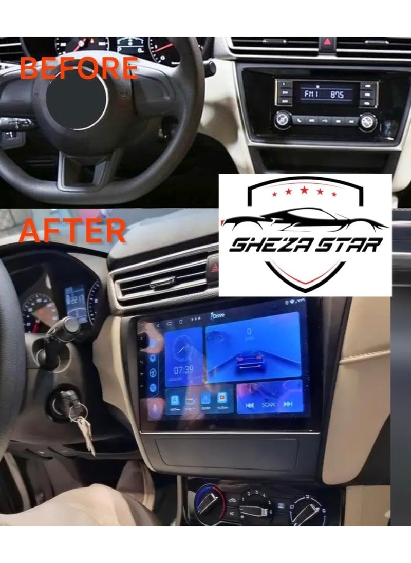 Android Car Stereo for MG5 2020-2023 6GB RAM 128GB ROM Support SIM Card, Carplay, M-Link Wi-Fi BT, Radio GPS, 9 Inch IPS Touch Screen with AHD Camera Included