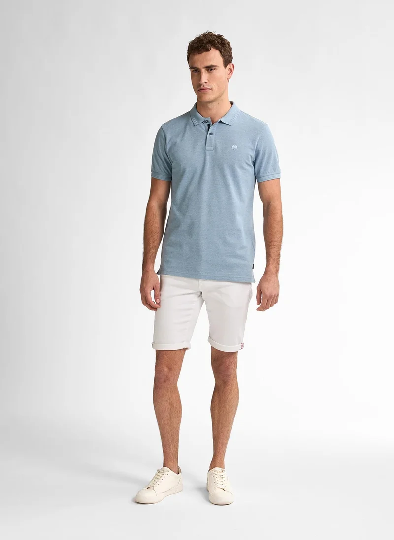 Petrol Industries 5187-Pale Blue Men Polo Short Sleeve for Men | Best Price UAE