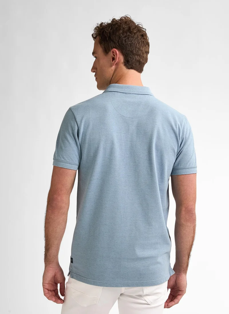 بترول اندستريز بولو رجالي قصير الأكمام