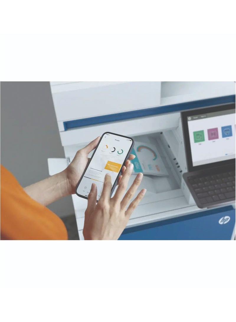HP خراطيش حبر أصلية عالية الإنتاجية 973X بأربعة ألوان لطابعات PageWide 452dn 452dw 477dn 552 577dw - حزمة كومبو - Image 5