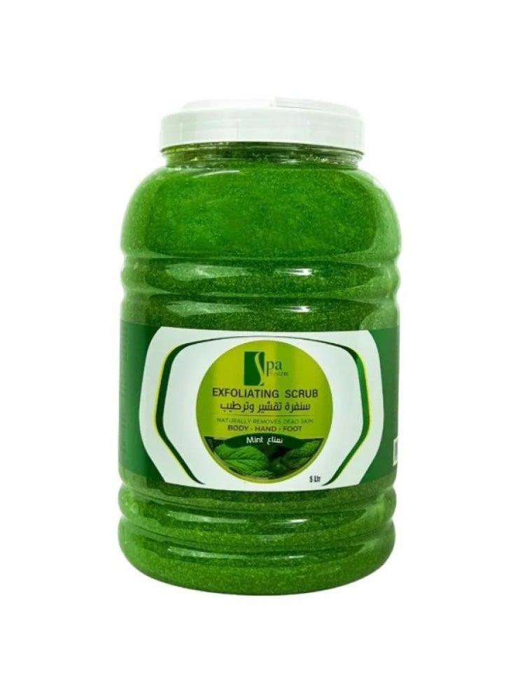 Spa System Mint Body Scrub, 5L