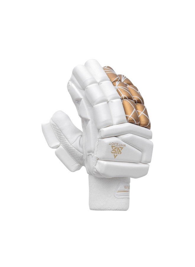 WHITEDOT SPORTS Leather Whitedot Versed Levlon Cricket Batting Gloves(Youth/Medium,Right) - Image 3