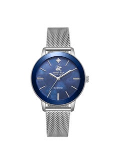 BEVERLY HILLS POLO CLUB BEVERLY HILLS POLO CLUB BP3734C.390 Women Analog Display Watch & Mesh Strap Silver  - Image 1