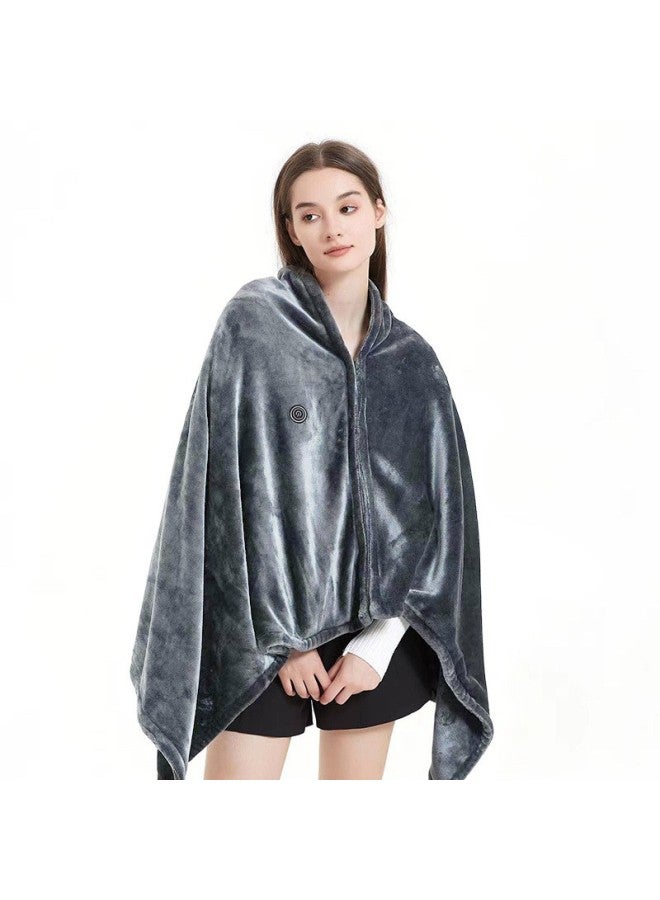 Warm-up Blanket, Coral Velvet Heating Shawl, Usb Multi-functional Electric Heating Blanket, Can Be Covered With Electric Blanket