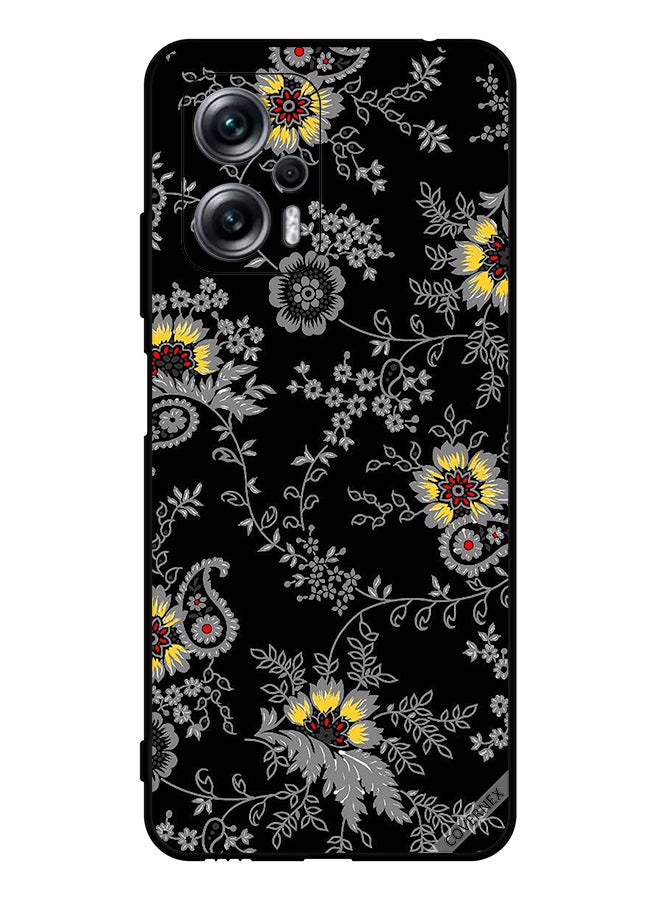 Covernex Protective Case Cover For Xiaomi Redmi Note 11T Pro Artistic Flower Wallpaper - Image 1