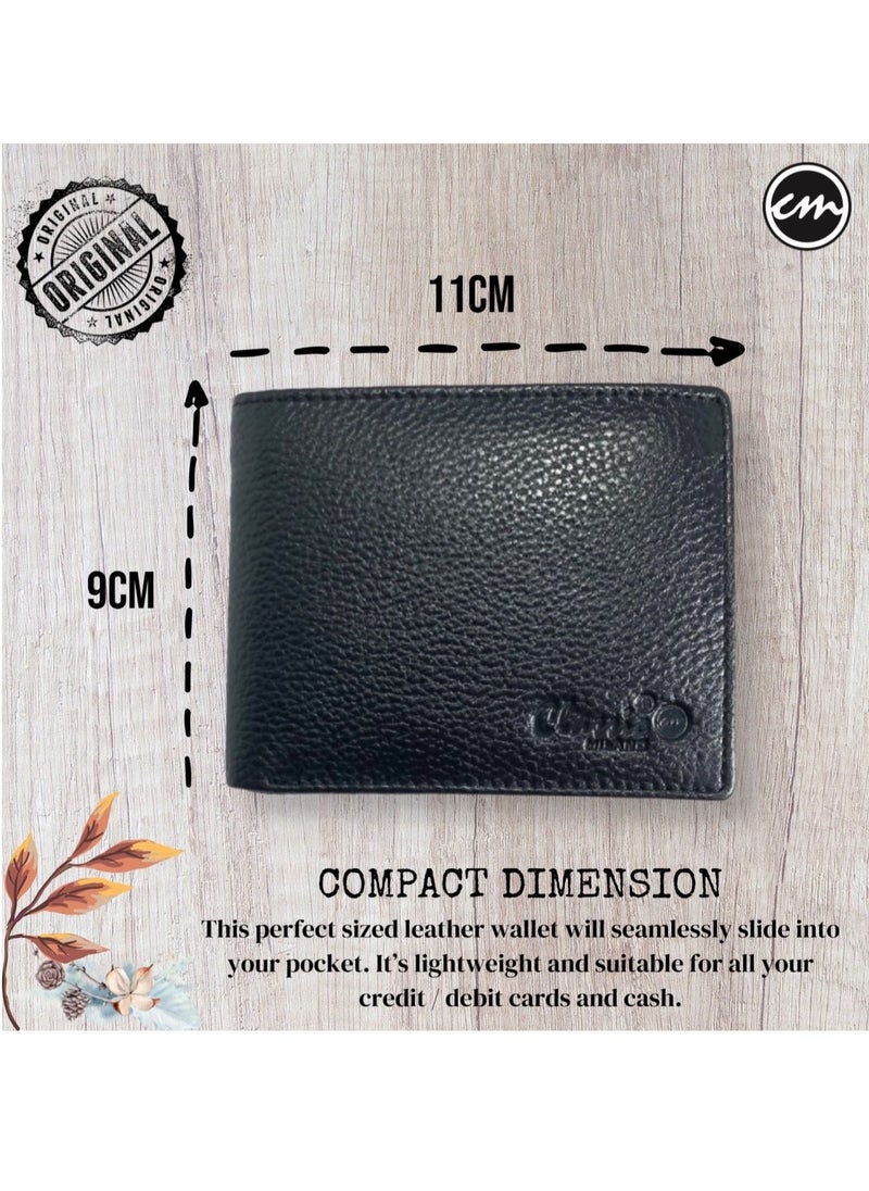 Classic Milano - Classic Milano Wallet for Men - Genuine Leather Card Holder Wallet, RFID Blocking Bifold Mens Wallet with Coin Pouch, Slim Wallet for Men, Durable Man Wallet - Ideal Gift - Image 1