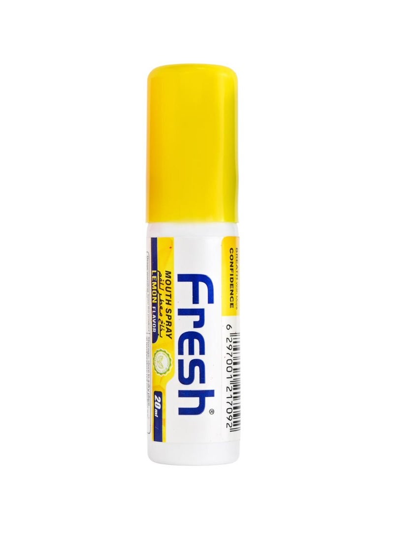 fresh pharm Refreshing Lemon Mouth Spray 20ml