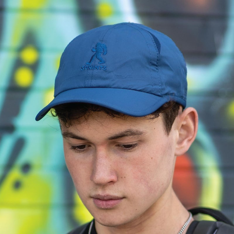 Sprints Race Day Performance Running Cap | The Lightweight, Quick Dry, Sport Hat, One Size, Unisex (Blue) - Image 4