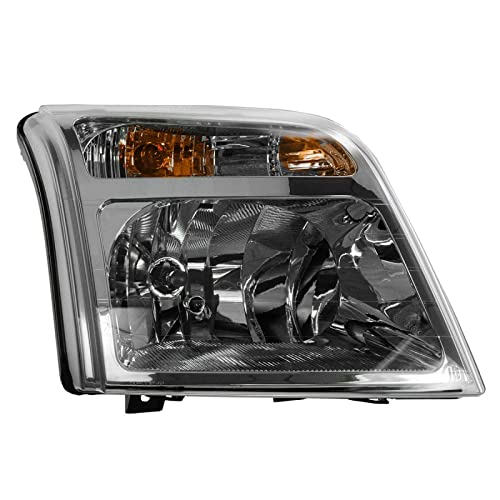 TRQ Headlight Assembly Set Headlights Driver & Passenger Side Compatible with 2010-2013 Ford Transit Connect FO2502296 FO2503296 - Image 5