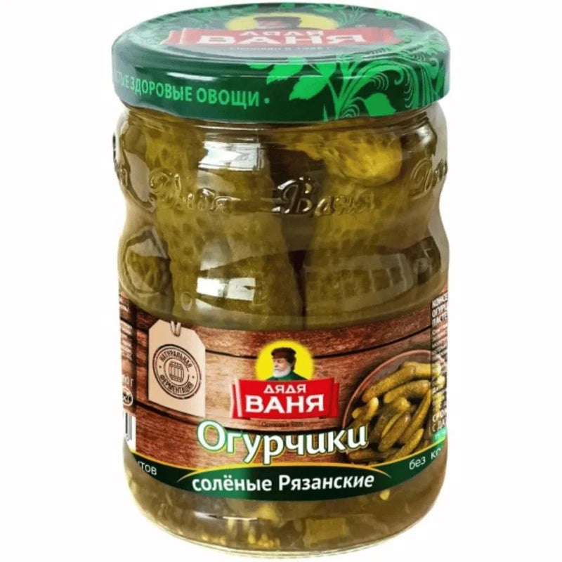 Uncle Vanya Salted Ryazan Cucumber Pickle- 950gms