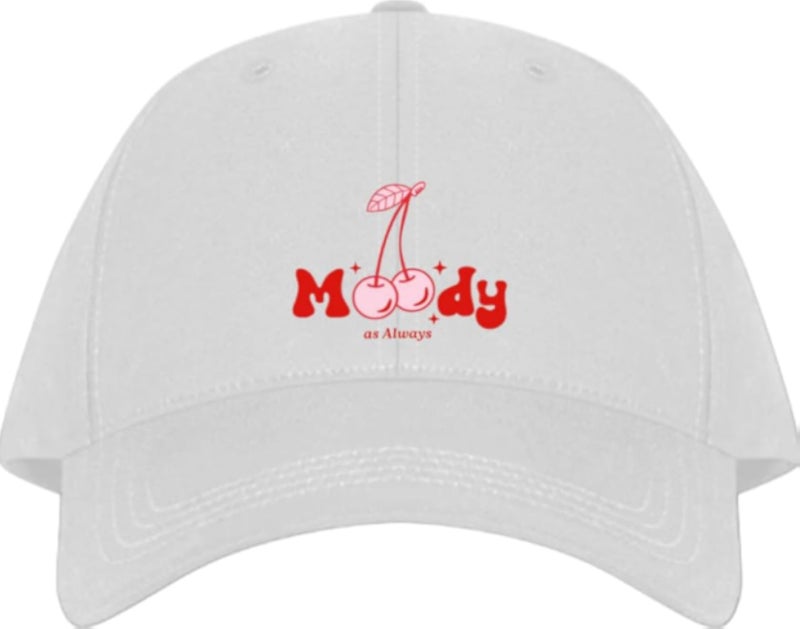 Moody as Always Planets unisex baseball cap White