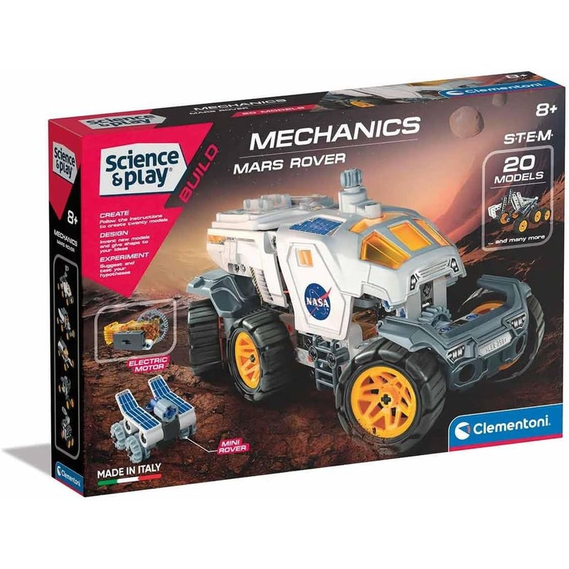 Clementoni - Science & Play Mechanics Nasa Mars Rover 20 Models - 61550 - Image 1