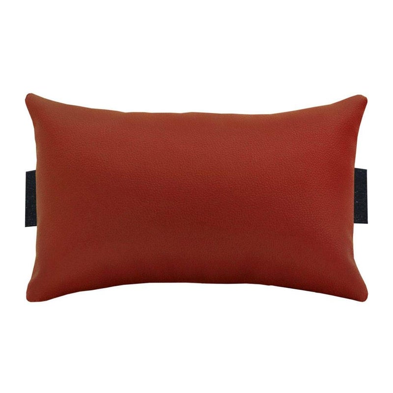 Acm Leather Cushion Pillow Head & Neck Rest Compatible with Study Chair Brown (This is Pillow for Chair and Chair is not Included) - Image 1
