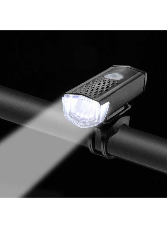Generic Bright Waterproof Rechargeable Bicycle Light Set Outdoor Camping Warning Light Hiking Lighting Equipment Wholesale-Color:White Headlight 918 Tail Light OPP Bag  - Image 3