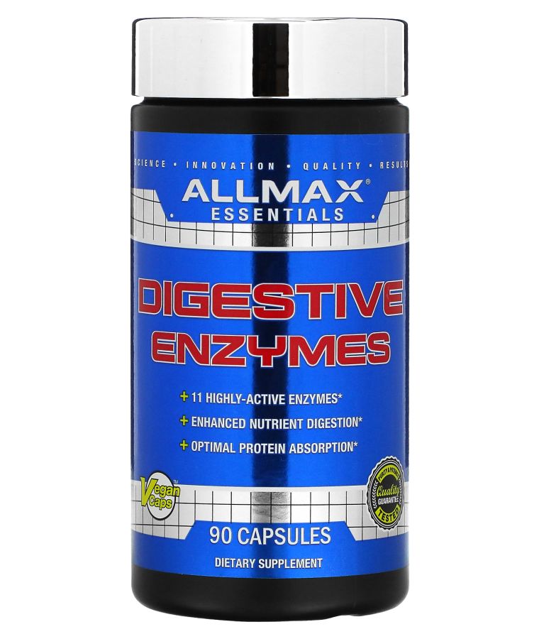 Allmax Essentials Digestive Enzymes 90 Capsules