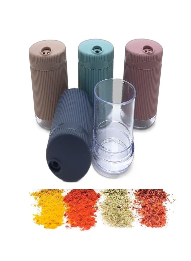 Magic Providers Premium Salt & Pepper Jar (Sprinkler-2) Shaker Spice Holder Condiment Set Holder Dispensers, Multicolor - Set of 2 - Image 2