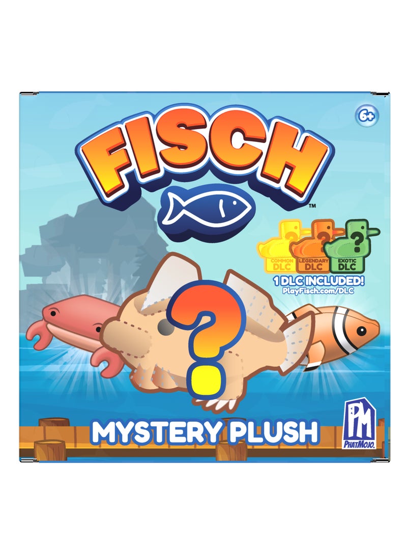 PhatMojo Fisch Collectible Plush 4-Inches, Series 1 (Style & Color May Vary) | DLC Code Included! | Collectible Plush Toy | Soft Toy | Blind Box | Mystery Plush | Surprise Plush | Perfect for Kids, Gamers and Collectors. - Image 1
