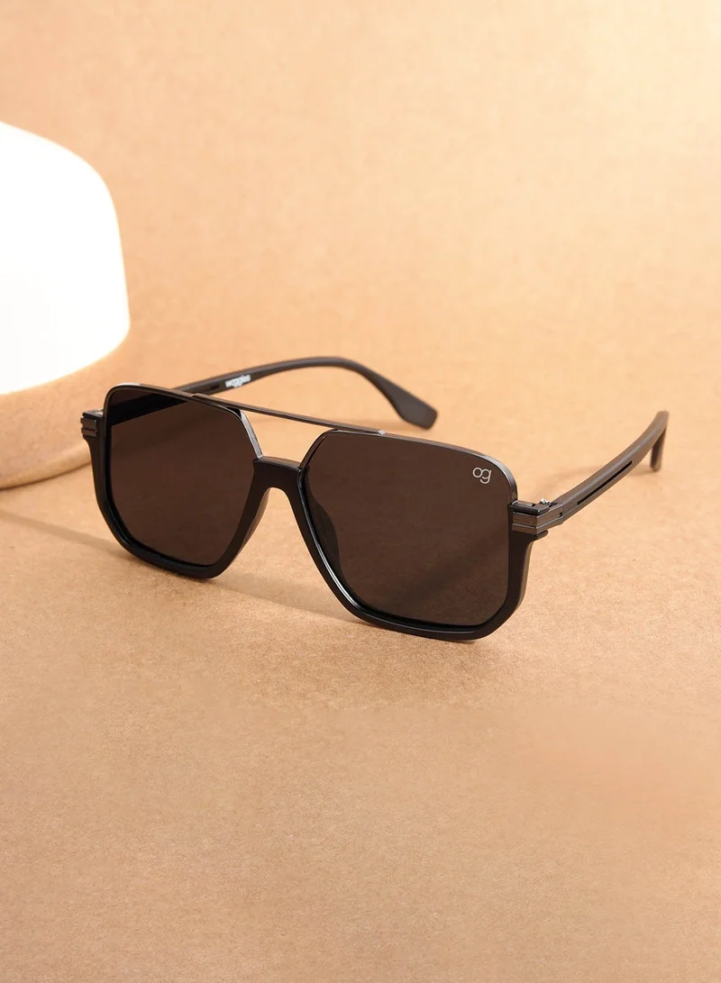 Woggles Stylish Polarized Hexagonal Sunglasses| 100% UV Protected| Men &amp; Women