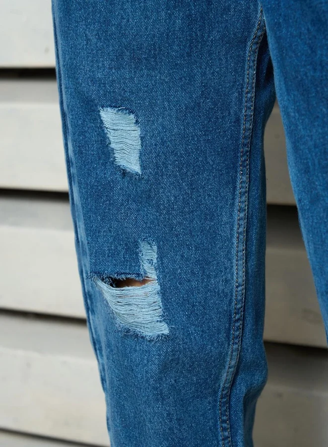 HIGH STAR Women’s Slim Mom Indigo Jeans – Stylish and Comfortable