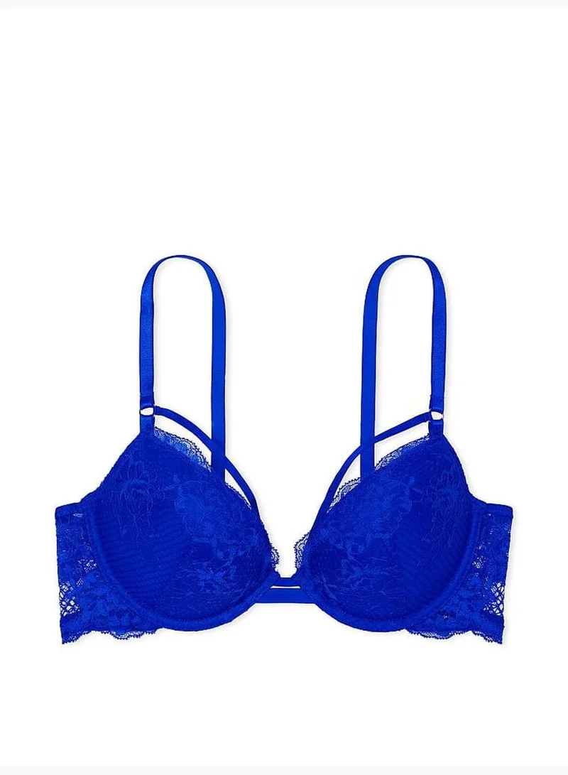Victoria's Secret Strappy Fishnet Lace Push-Up Bra