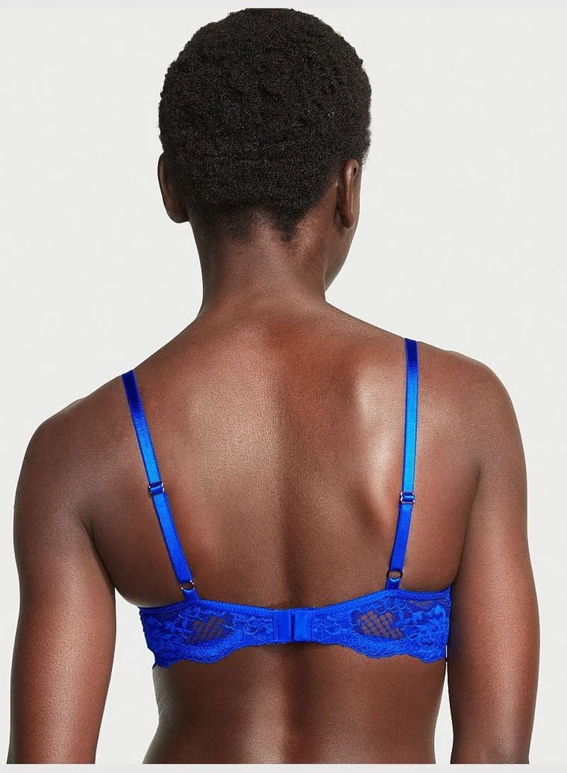 Victoria's Secret Strappy Fishnet Lace Push-Up Bra