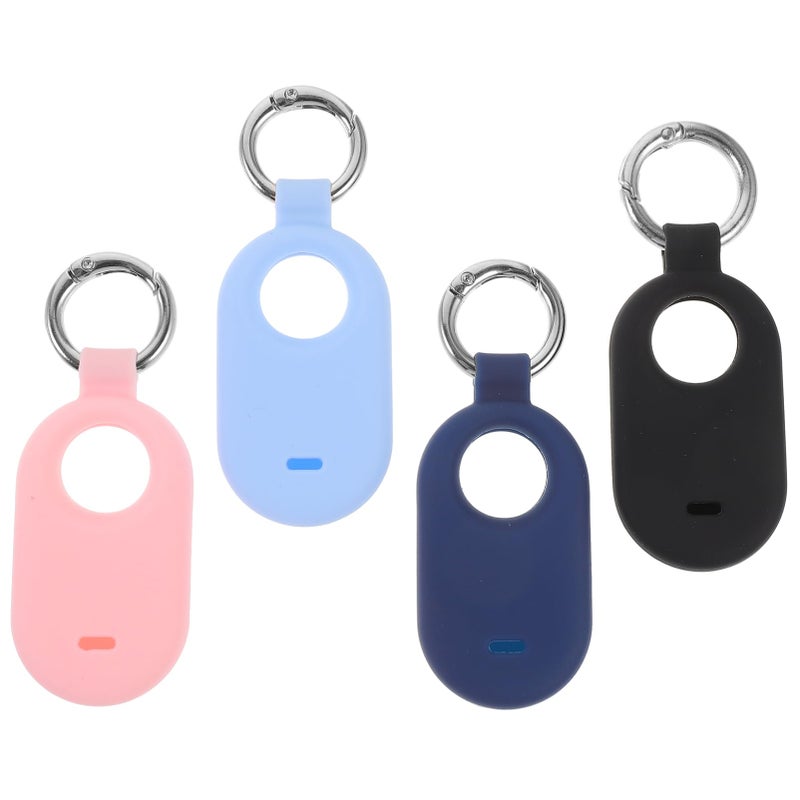 4 Pcs Shockproof Protective Case with Ring Holder for Scratch Resistance Durable Cover - Image 2