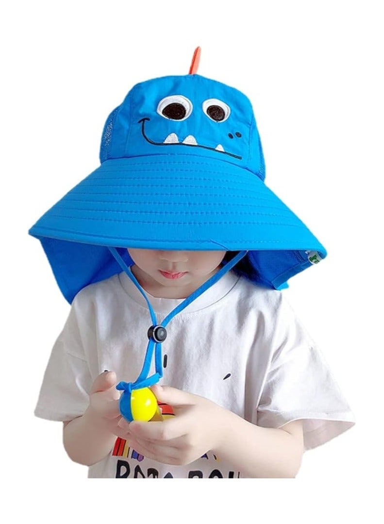 أوزيغالور قبعة دلو شبكية للأطفال - قبعة حماية من الشمس بعامل حماية من الشمس UPF 50+ للأولاد والبنات - Image 1