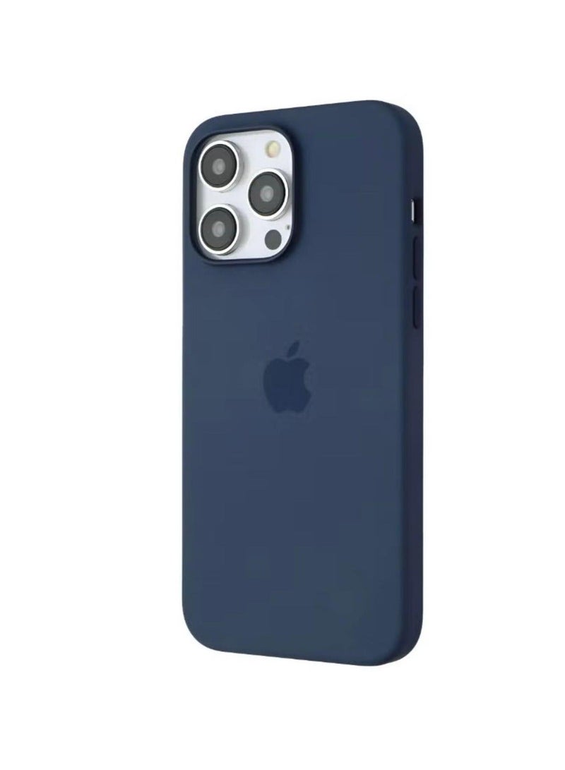 IAF Silicone Case Cover For Apple iPhone 15 Pro 6.1inch Blue