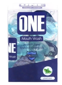 One Advanced capsule mouthwash with mint flavor 20 Capsules 15ml  - Image 1