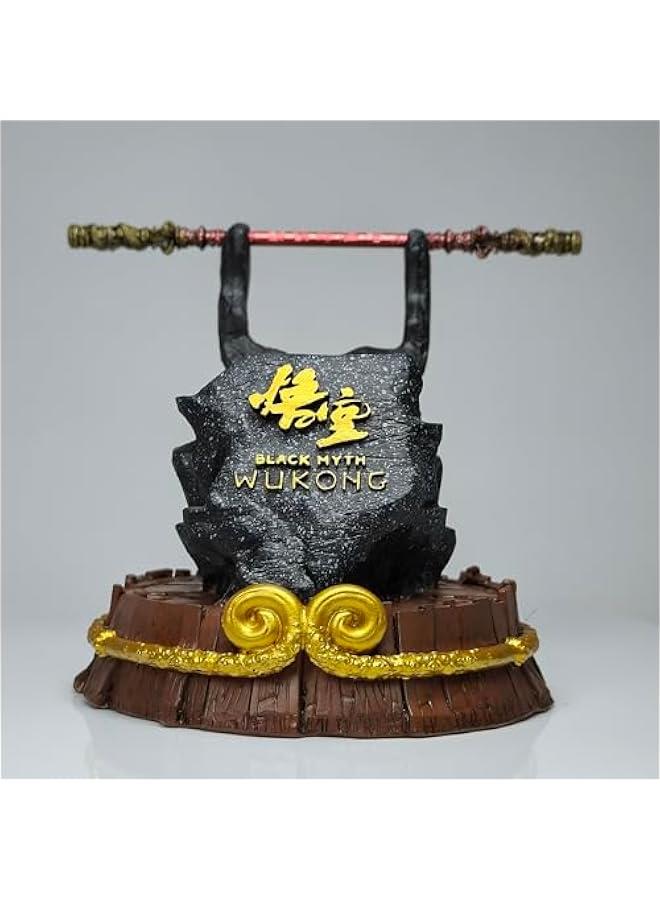 Black Myth Game Controller Display Stand for Xbox ONE PS5 PS4 PC Steelseries Steam, Game Controller Bracket Gamepad Desktop Handle with Golden Hoop, Ornaments Decorations Gift  - Image 3