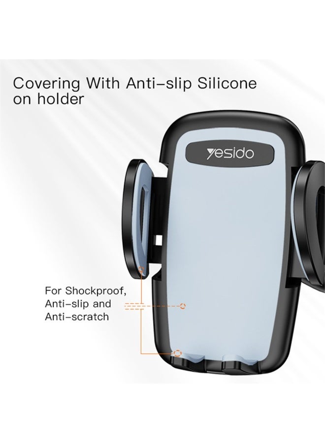 Yesido C112 Flexible Arm 360 Degree Rotation Car Cup Holder Mobile Phone Bracket with Air Vent Clip - Image 5
