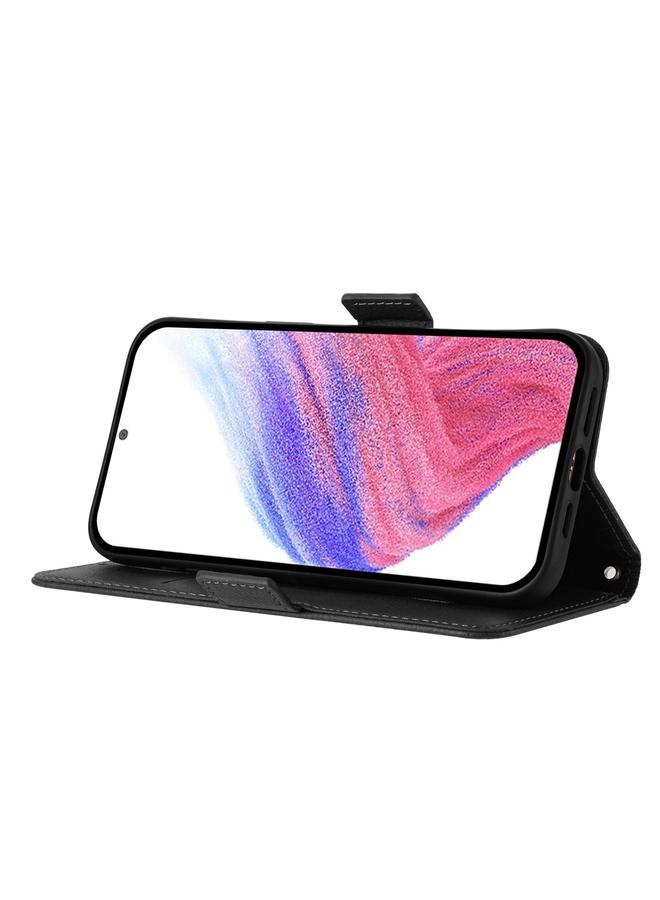Zaboon Case For Infinix Smart 8 Plus / 8 Pro / T8 Plus Embossed Rose RFID Anti-theft Leather Phone Case - Image 3
