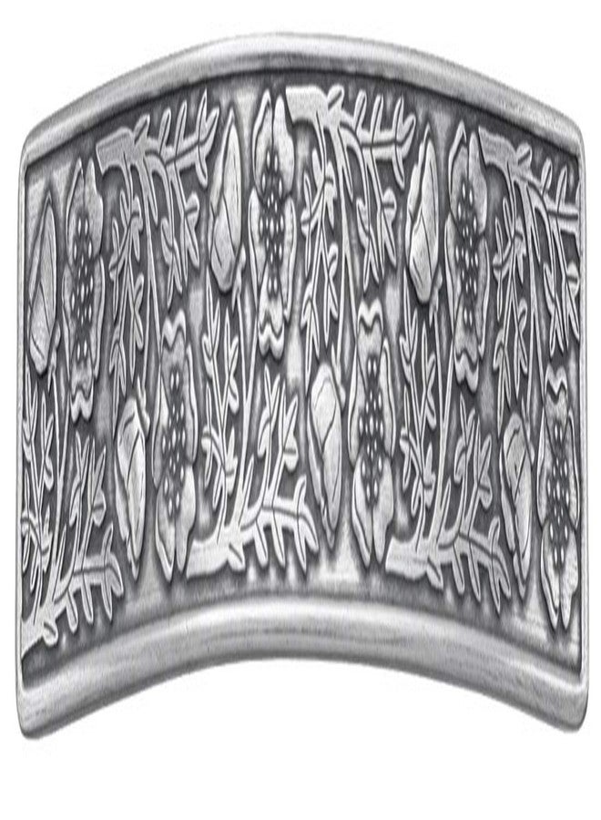 Danforth Wild Rose Hair Barrette - Handcrafted Pewter Hair Barrettes For Women - Thick Hair Clips For Women - ¾” x 3 ½”, Made In USA - Image 1