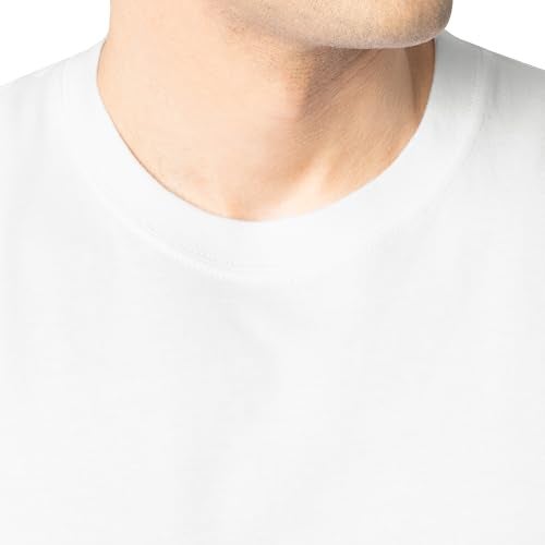 Fruit of the Loom Men's Eversoft Cotton Sleeveless T Shirts, Breathable & Moisture Wicking with Odor Control, Sizes S-4X, Muscle-2 Pack-White, X-Large - Image 3