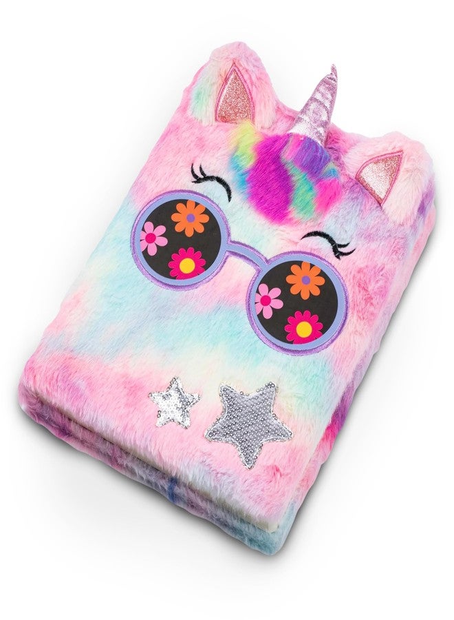 VOTUM Fuzzy Sketch Book: Personalized Artist Sketchbook: Sketching, Drawing and Creative Doodling. Notebook and Sketchbook to Draw and Journal (Unicorn) - Image 2