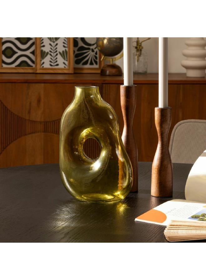 لوفت أتموسفيرا،حامل شموع، طقم من قطعتين،مجموعة  مكونة من شمعدانين من خشب المانجو خشب طبيعي - 196660 - Image 2